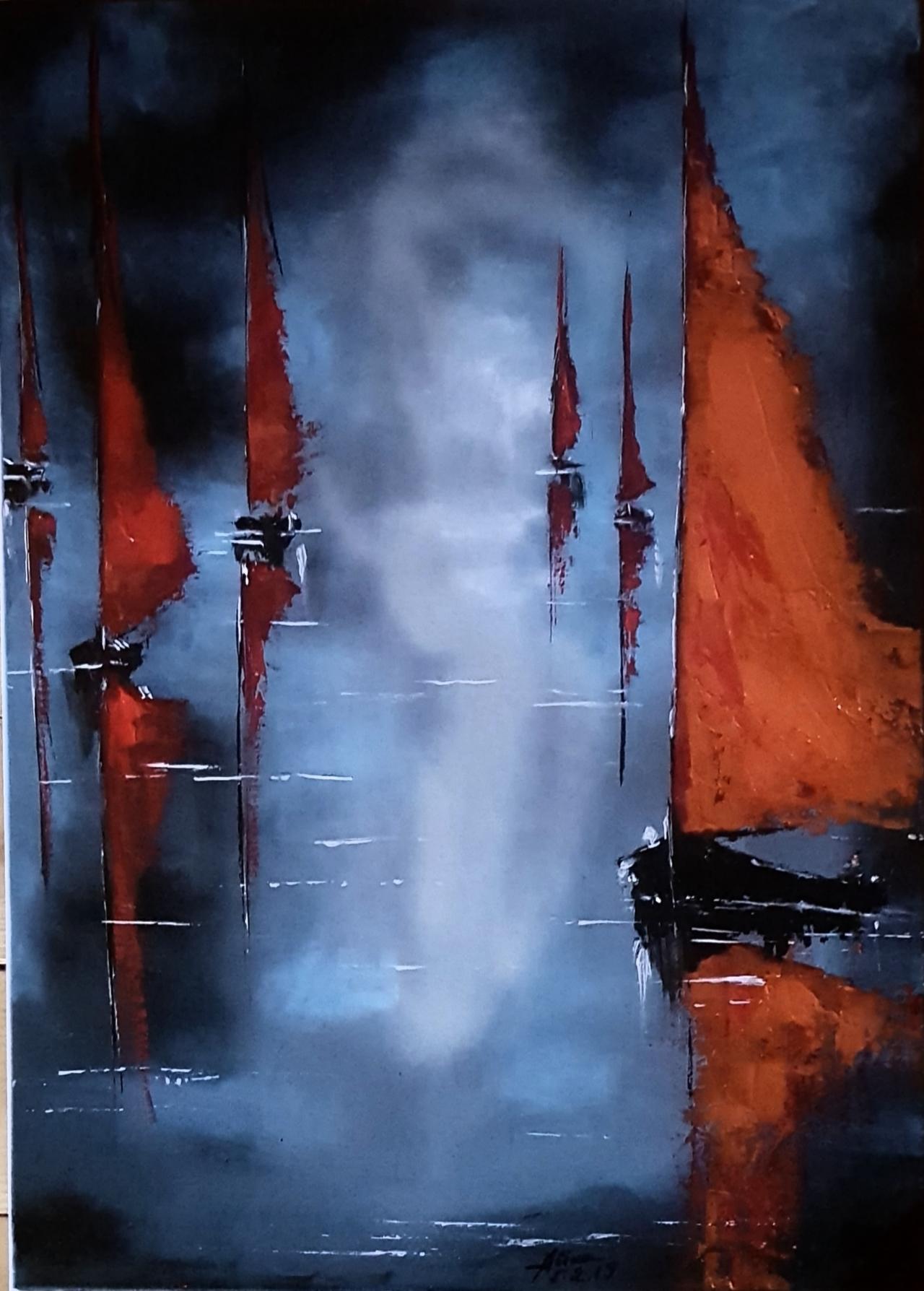 ArteDiAlina.com painting: calm water